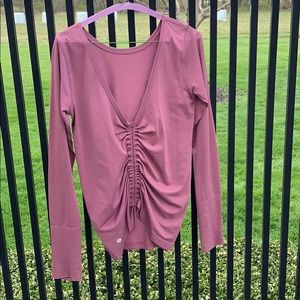 Lululemon On Pace Long Sleeve Mauve Sz M
